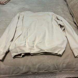 Brandy Melville Soft Cream Crew Neck Sweater